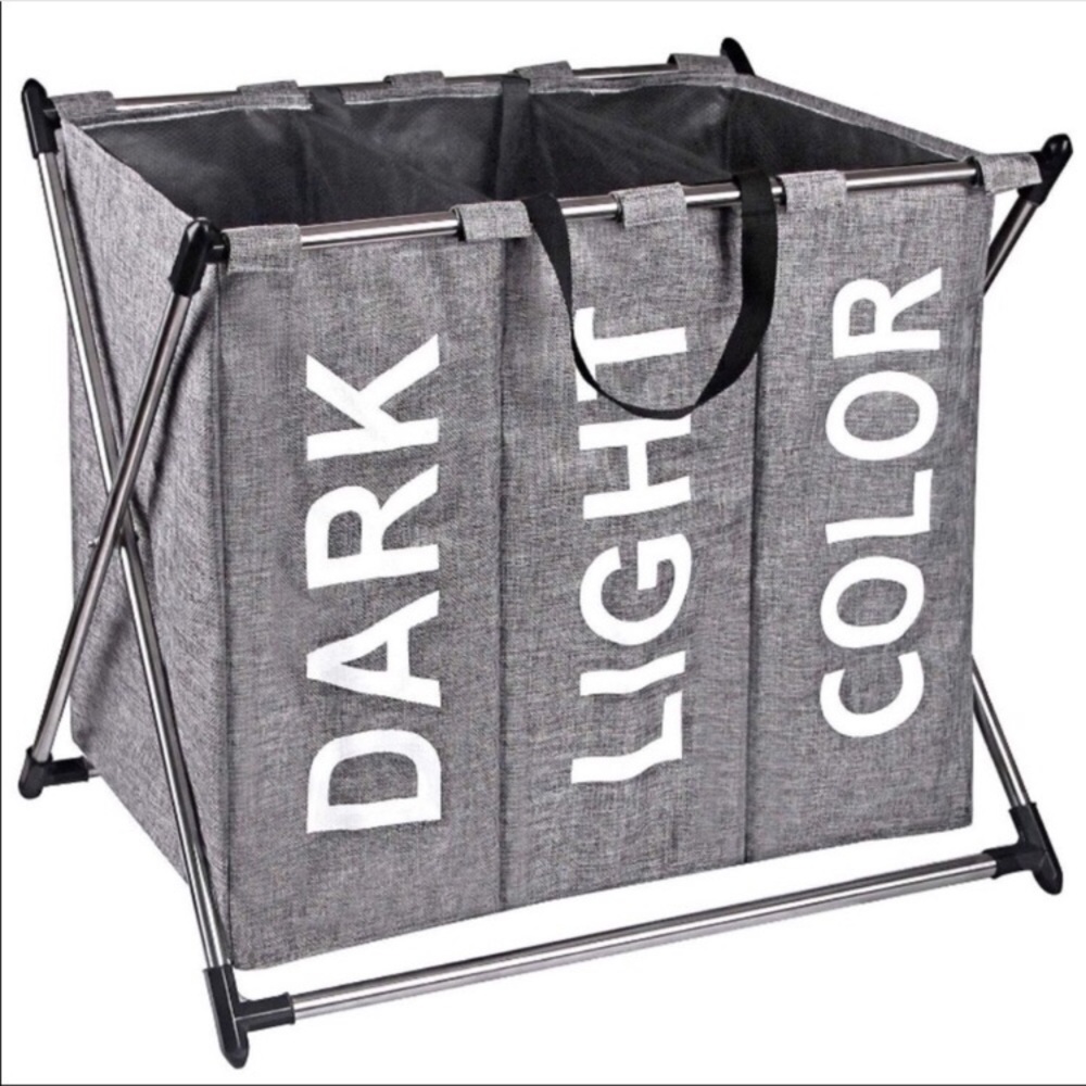 🎀Laundry Hamper Sorter - Stainless Steel X-Frame